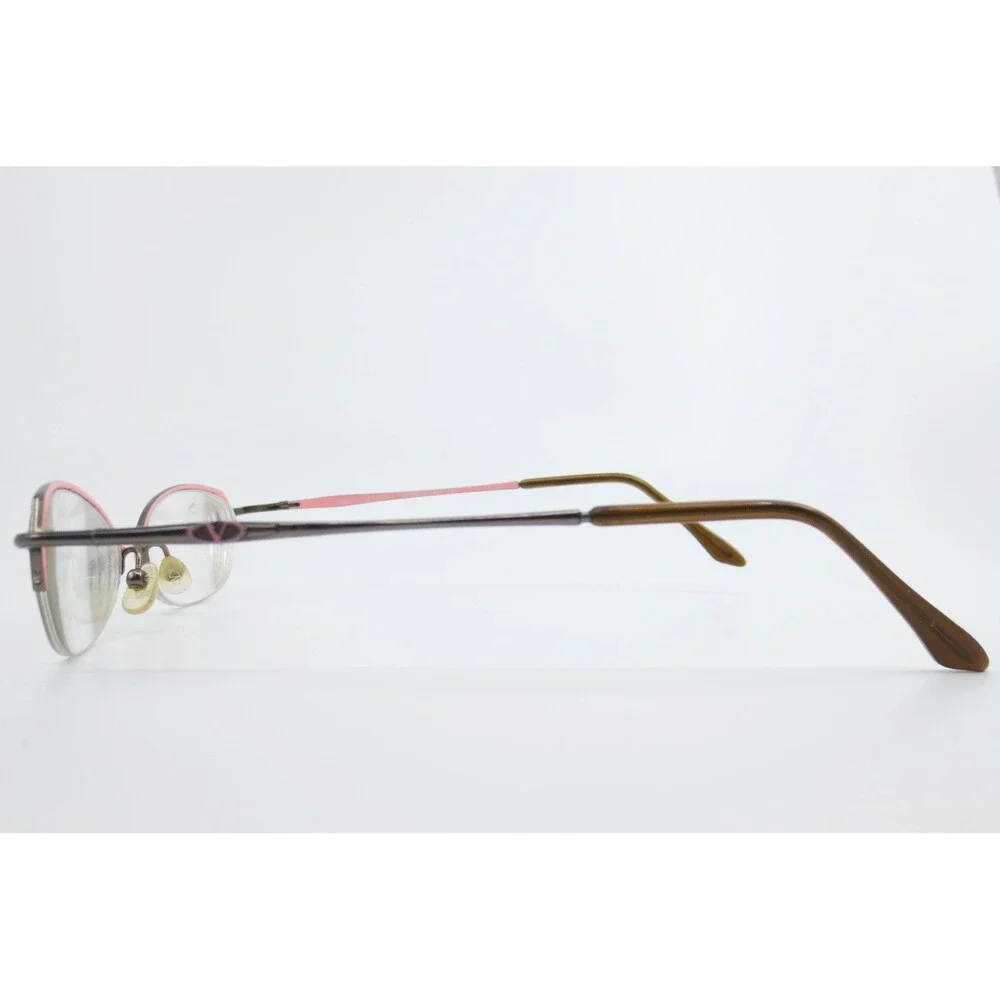 Valentino 5366 0ZW9 Cat Eye Eyeglasses Gunmetal Pink 49-18-135 Made in Italy